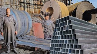 Manufacturing Process Of Making Square Steel Pipe | How Square Steel Pipes are Manufactured