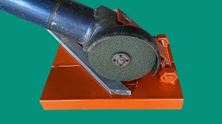 Cách Tự chế máy cắt bàn mini từ máy mài góc siêu dễ p3 - Make iron cutting machine #3