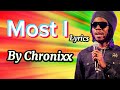 Chronixx - Most I (i and i still a walk with the Savior ) /Lyrics