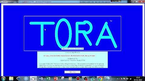 TRANSPORTATION METHOD USING TORA