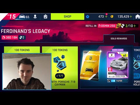 играем дейли ивент Асфальт 9 Ferdinand's Legacy 10 гонок одна карта