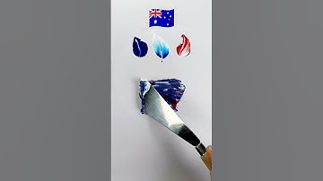 What color do mixing these make? #asmrsounds #trending #oddlysatisfying #shorts #guesstheflag #asmr