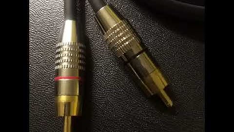 DIY Technics SL-1200 RCA cable w/ internal ground kit from repair1200s.com