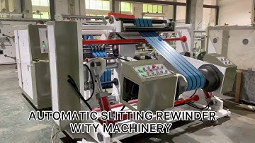 Cigarette Tipping Paper Slitting Rewinding Machine｜700 Model ｜Shaftless Unwinder