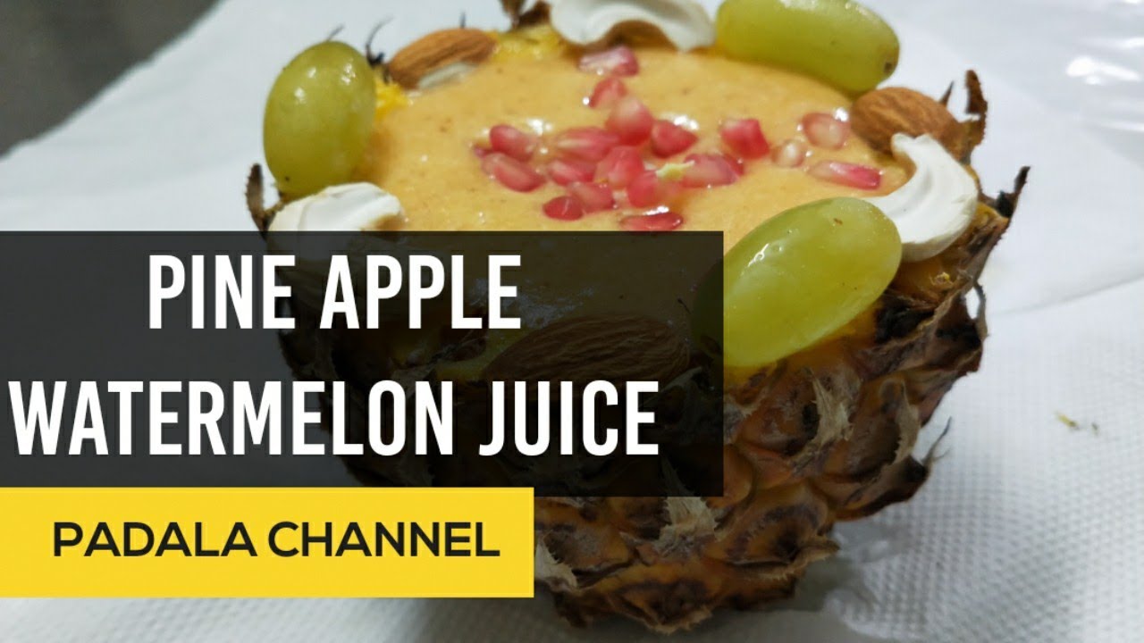 How to make Pineapple & Watermelon juice in lockdown | summer drink health Benefits