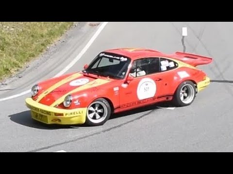 Porsche 911 Carrera 3.0 RSR (IROC) zooming uphill - sound