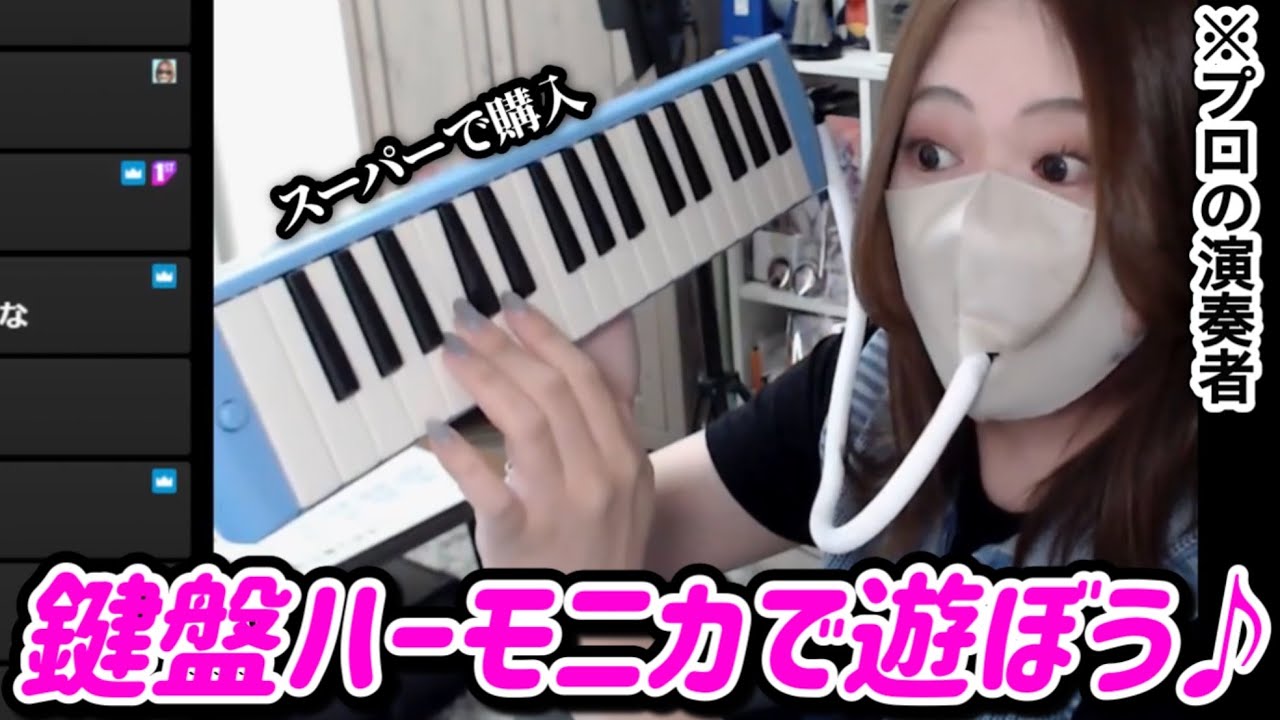 【新アイテム】鍵盤ハーモニカで色んな曲を即興演奏する凛子【2025/9/4】