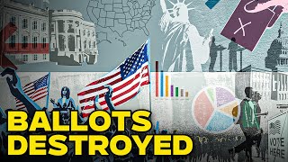 Hundreds Of Ballots Destroyed As Lunatic Burns Dropboxes