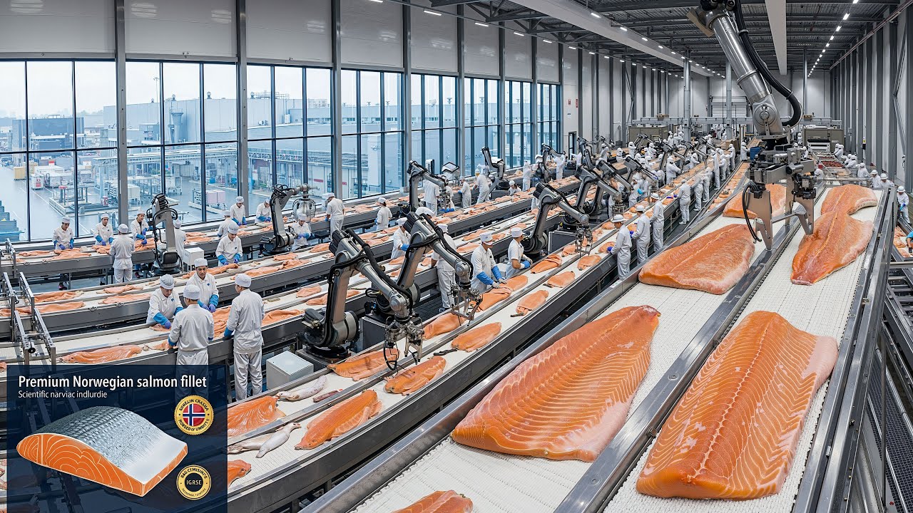 Inside the Factory: How to Process Premium Norwegian Salmon (Full Process)