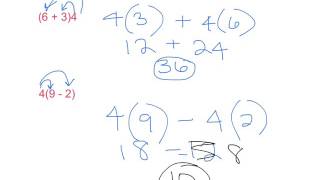 4-1 the distributive property
