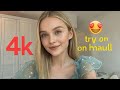 4K New Fashion Micro Bikini Try-On Haul |Transparent Lingerie & See-through Styles