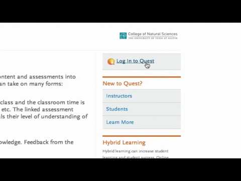 Video How to Sign Up for Quest UT - youtube