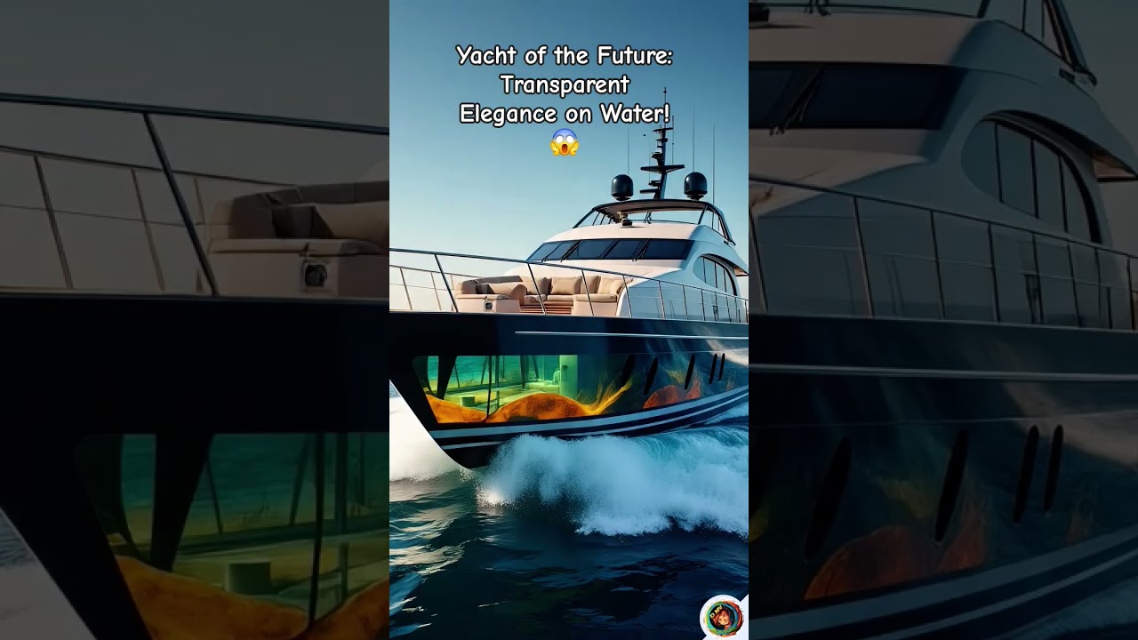 Yacht of the Future: Transparent Elegance on Water! ⛵🌊 