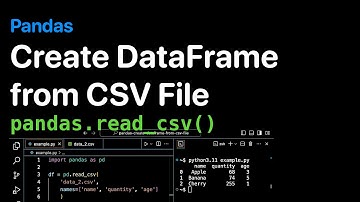 Create Pandas DataFrame from CSV File - Examples | ProgramGuru.org
