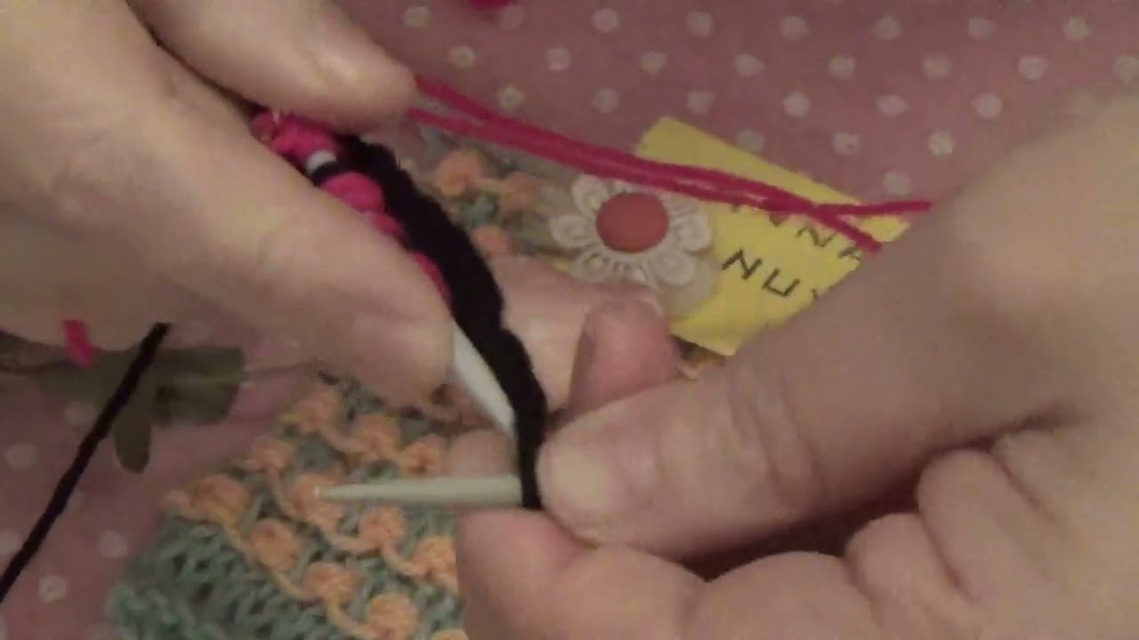 lavoro a ferri punto  B ICOLORE