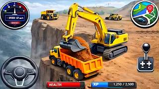 Real City Construction Simulator 3D - City Road Builder Excavator Trucks - Android Gameplay screenshot 3