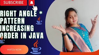 Right Angle Star Pattern: Increasing order | Java Interview Questions