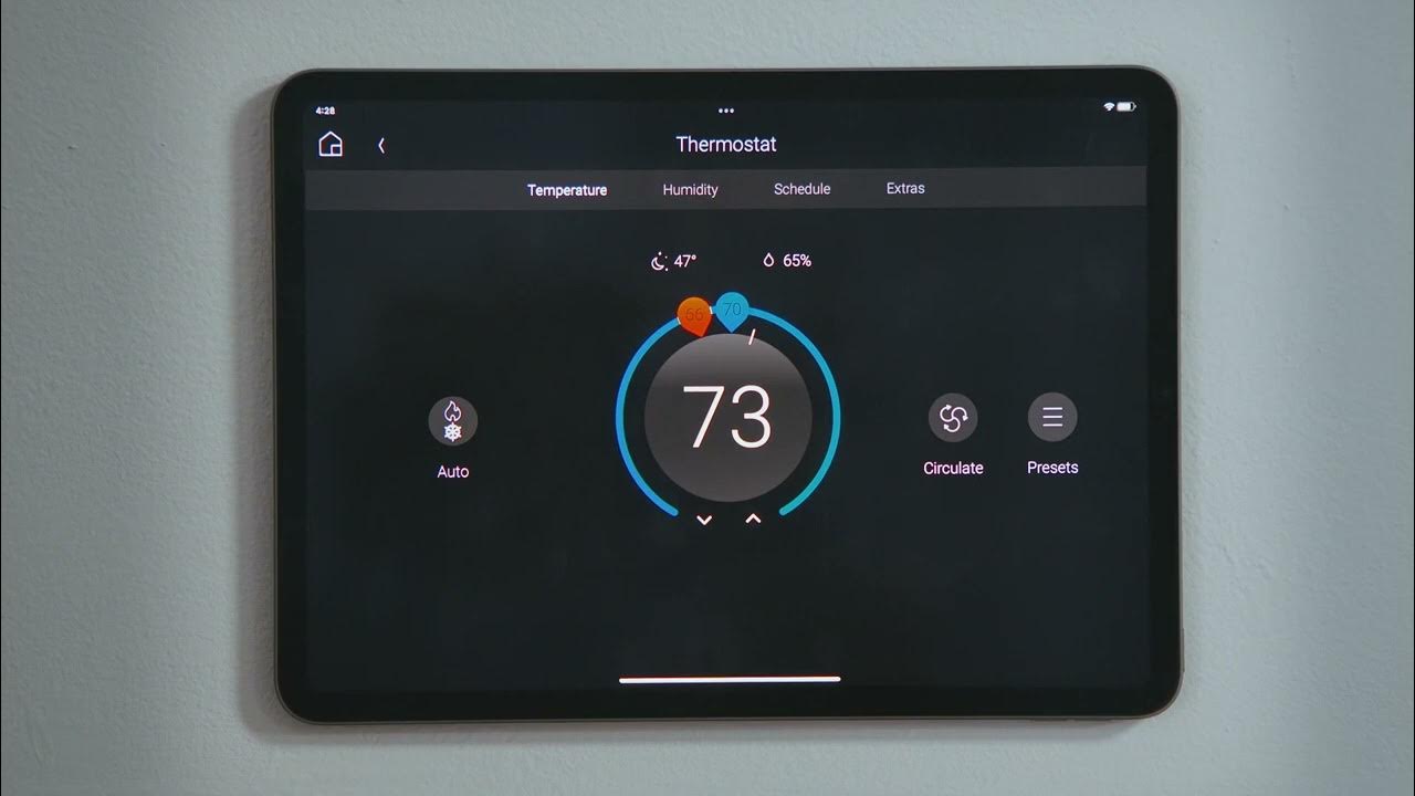 How to Use the Thermostat Control4 YouTube