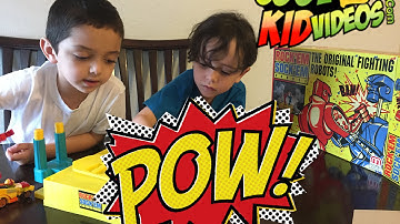 Rock Em Sock Em Robots Unboxing Battle Kids Toys Games Videos JBTV