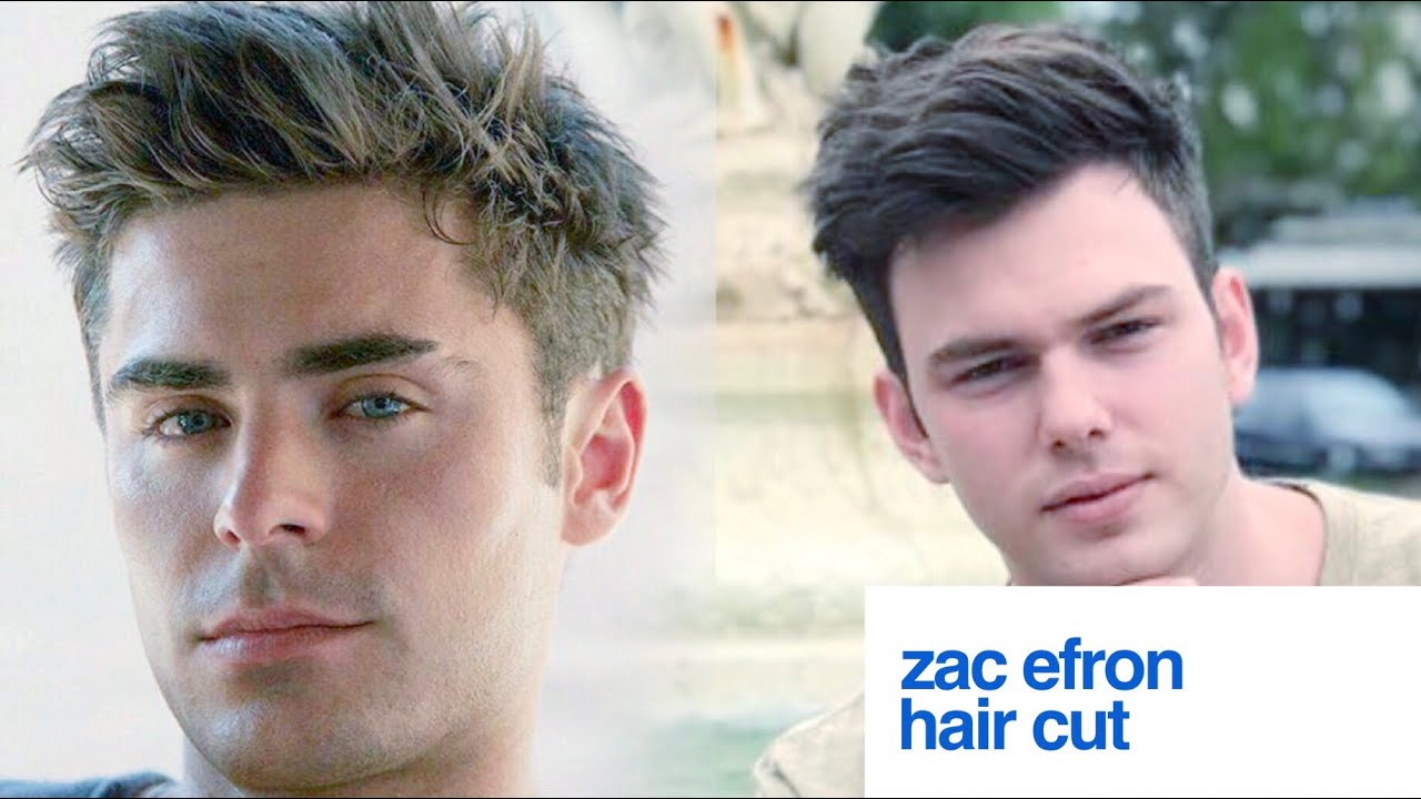 CORTE ZAC EFRON ☆ HAIR CUT ZAC EFRON - YouTube