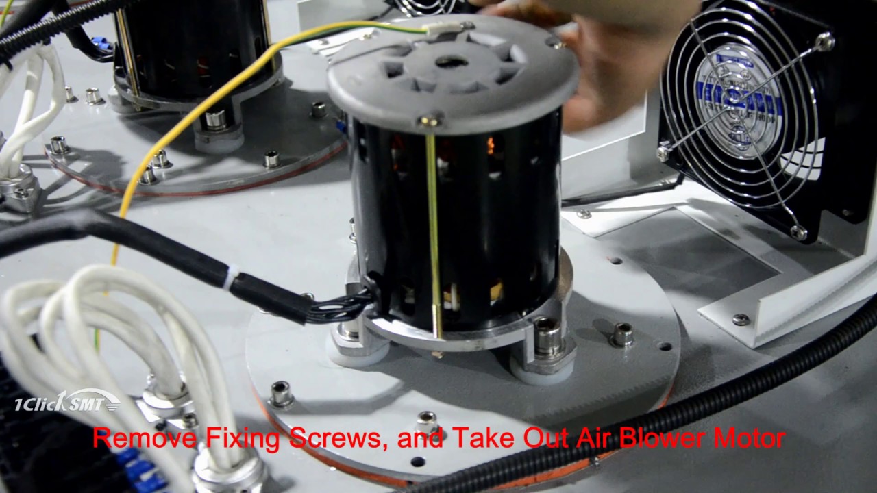 Replace Air Blower Motor On Reflow Oven - YouTube