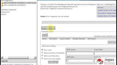 Management Reporter Datamart configuration