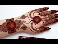 Very simple unique style mehndi design for back hand|new easy mehndi design 2026 | mehandi designs