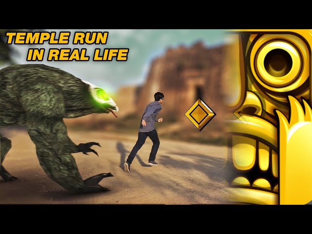 Temple Run Blazing Sands in Real Life | A Short film VFX Test class=