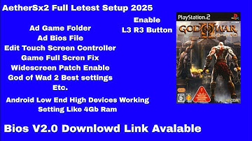 Aethersx2 Emulator Best Settings For All Android Phones | 60 FPS No Lag Setting For Aethersx2