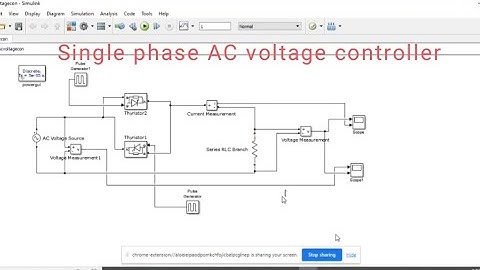 Single Phase AC Voltage Controller | Electrical Drives and Control