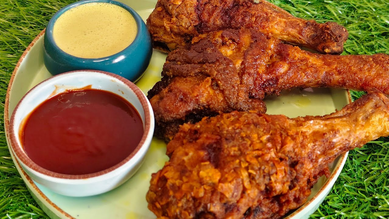 SECRET KFC Fried Chicken Recipe | Make the REAL KFC at Home!| KFC With tandoori mayonnaise recipe |
