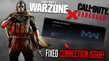 HOW TO FIX CONNECTION FAILED WARZONE | Warzone Unable to Access Online Services FIX!