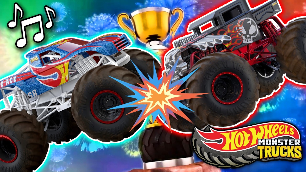 Hot Wheels Monster Trucks São os Campeões!! 🏆 | Hot Wheels