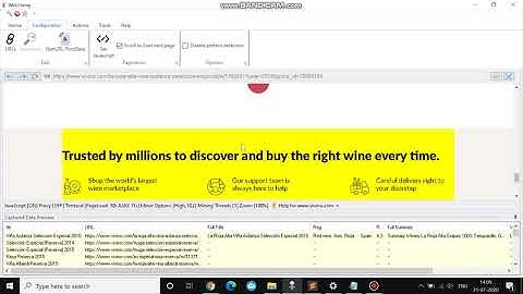 How to scrape Wine details from details pages of Vivino after 