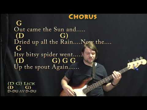 itsy-bitsy-spider---bass-guitar-cover-lesson-in-g-major-with-chords/lyrics