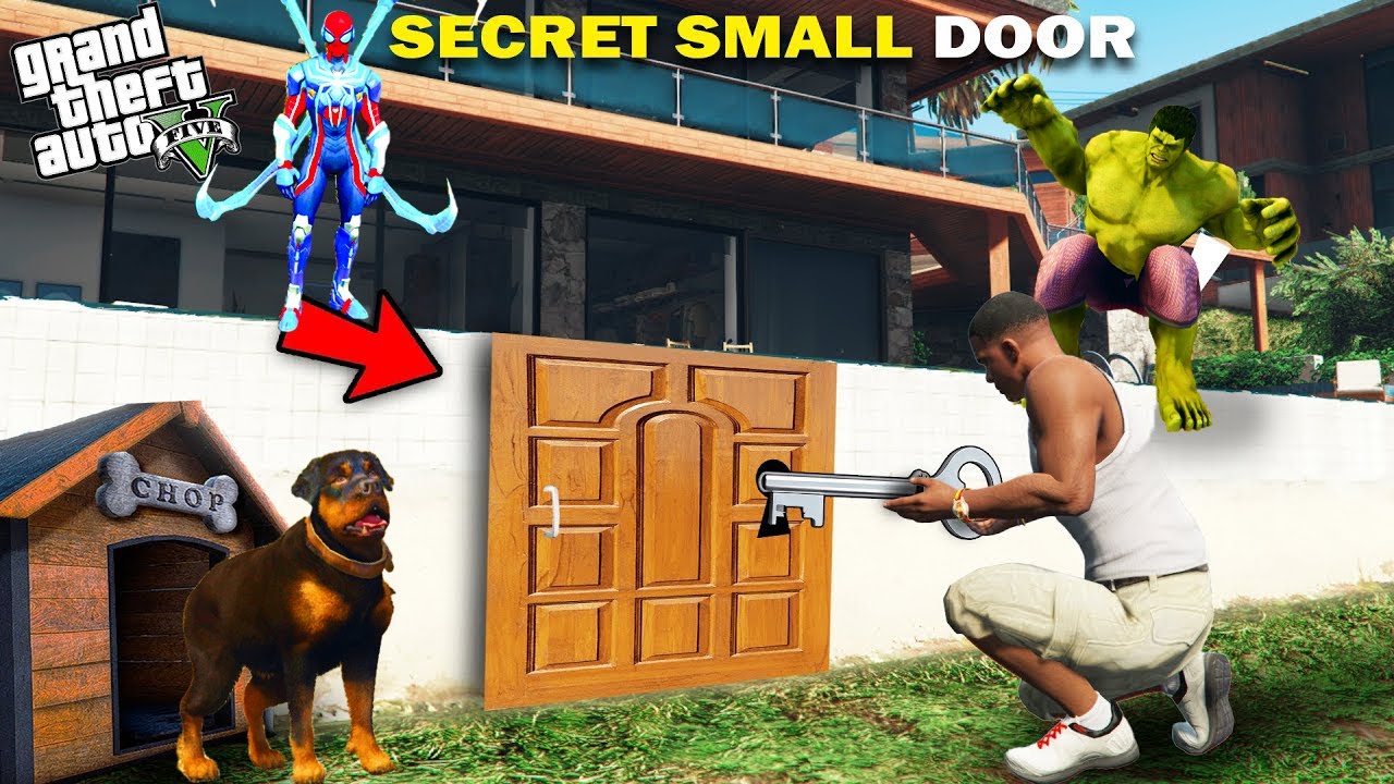 ФРАНКЛИН ҮЙІНЕН ЧОПТЫҢ ҚҰПИЯ ЕСІГІН ТАПТЫ (GTA V)