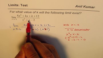 Find the constant coefficient for the limit of rational function to exist MCV4U IB SL