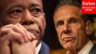 JUST IN: Mayor Eric Adams Asked If Andrew Cuomo Is Behind Ex-NYPD Commissioner's Lawsuit Against Him