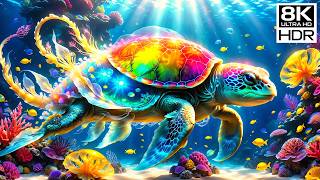 ✨ Blue Ocean Sanctuary 4K 🌊 Calm Sea Life & Soft Waves for Restful Sleep 🐠 screenshot 4