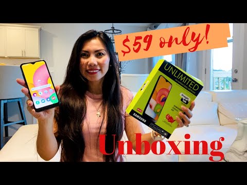 Unboxing Samsung Galaxy A01 and How to set it up