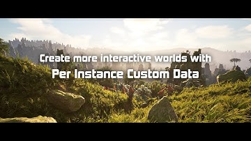 Unreal Engine 5 - Procedural Instance Spawner - Get started using Per Instance Data