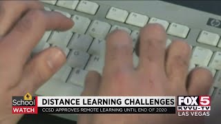 As distance learning remains, parent of seven CCSD students share struggles, advice