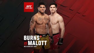 UFC Winnipeg - Burns vs Malott