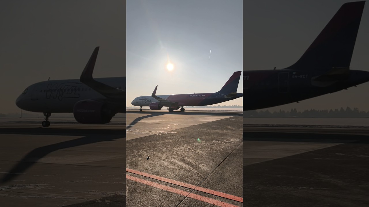 ✈️ Airbus A321neo Arrival from Barcelona | Wizz Air 9H-WDT at Warsaw EPWA