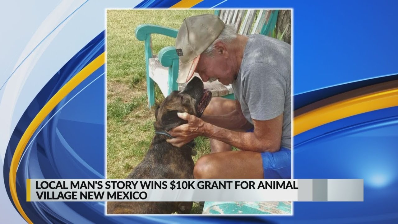 New Mexico man's story helps animal shelter win 10,000 grant YouTube