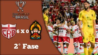 Melhores Momentos de Crb 6 X 0 Porto - Copa Do Brasil 2° Fase