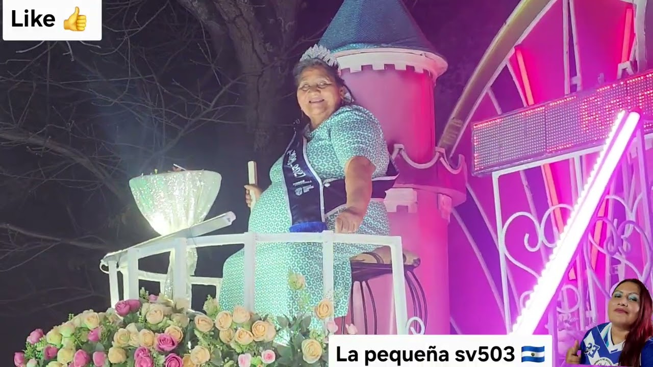 Haqui desde Las fiestas patronales de Sanmatia el recorrido del Rey y la Reyna del Adulto mayor 
