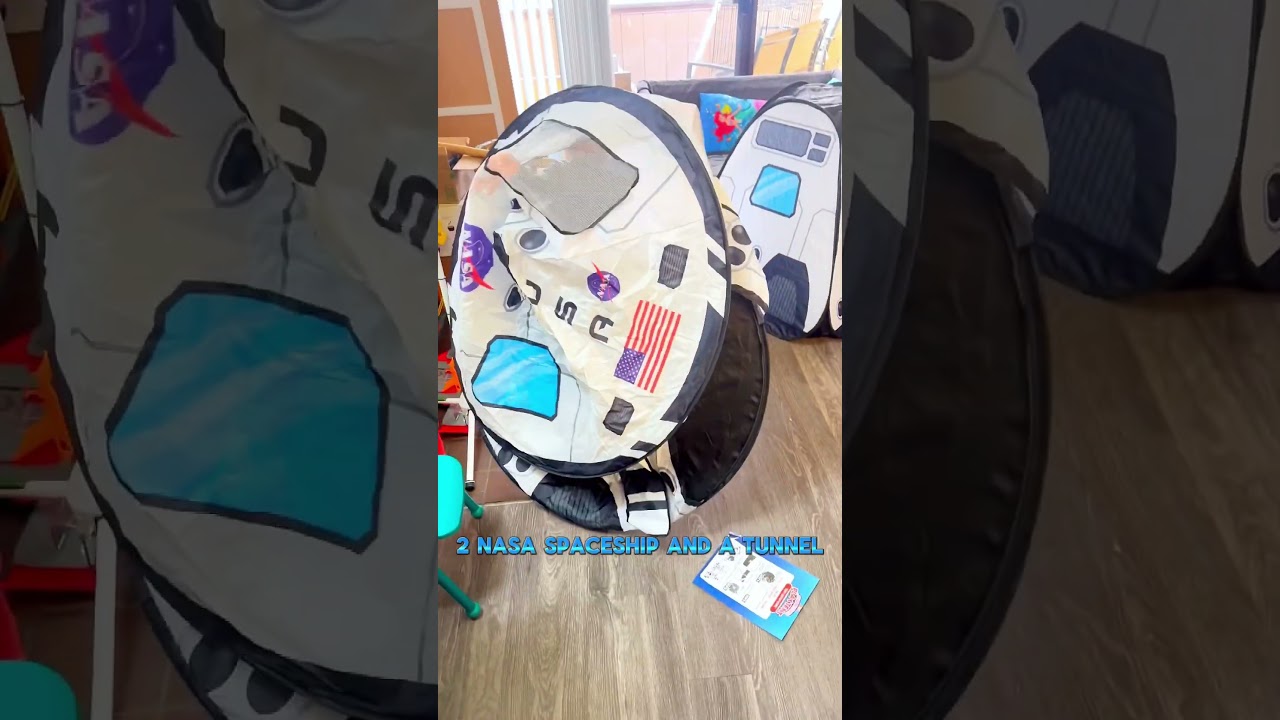 Spaceship Play Tent for Kids! Full of fun 