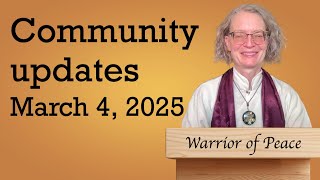 Community updates March 4, 2025