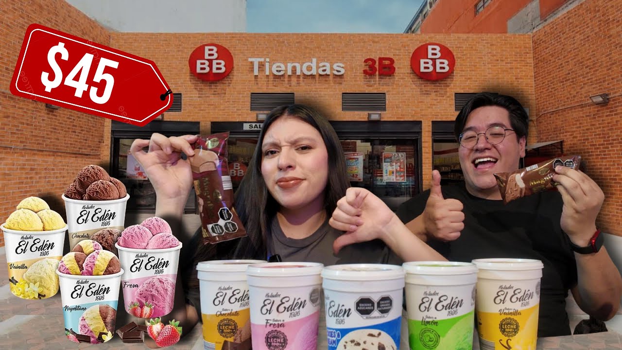 ¡Probamos TODOS LOS HELADOS de la 3B!